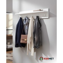 Normadia 70 cm Metal Askılık Portmanto, Hol ve Koridor Için Kancalı, Modern Tasarım