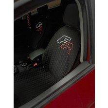 Özgürce Konforlu ve Şık Seat Leon Fr Logolu Ön ve Arka Oto Koltuk Kılıf Seti