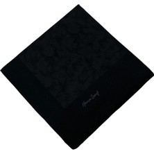 Harem Scarf Viskon Eşarp - Gold Derin - Siyah