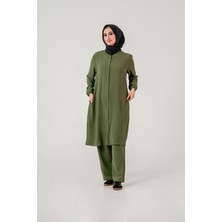 Oktayusta Collection Kadın Pamuklu Hafif Çift Cepli Hac ve Umre Ikili Takım