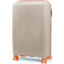 GROUND Sirius Büyük Boy Valiz Kaykay Tekerlekli Kemik - 10728