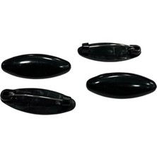 Happy Scarfs Plastik Çengel Iğne (4 Adet) - Siyah