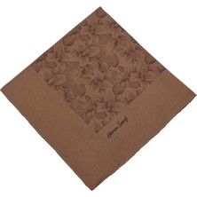 Harem Scarf Viskon Eşarp - Gold Derin - Çikolata