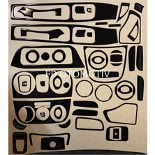 Özgürce Citroen Nemo Torpido Konsol ve Göğüs Kaplama Seti Piano Black