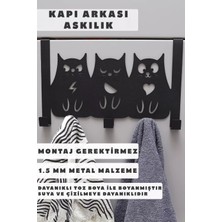 Normadia Modern Demir Kapı Arkası Askılık, Dekoratif Banyo ve Ev Organizeri