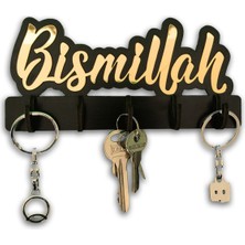 Normadia Bismillah Yazılı Pleksi Anahtarlık ve Organizer Seti