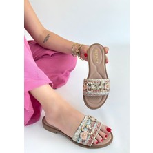 Tp Gonne Renkli Hasır Dokuma Terlik - Lisinya