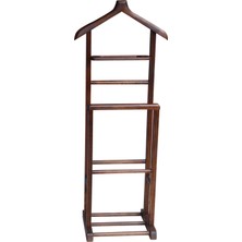 Normadia Koyu Ceviz Dilsiz Uşak Çiftli El Işlemeli Ahşap Dekorasyon Ürünü