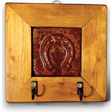 Normadia Seramik Anahtarlık ve Duvar Pano, 14.5X14.5X2.5CM, Şık Dekorasyon Ürünleri