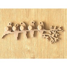 Normadia Şık 5 Kuşlu Askılı Anahtar Düzeni, Dekoratif ve Pratik Tasarım