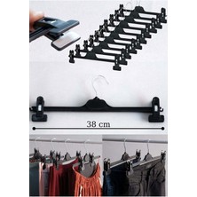 Normadia Pratik ve Dayanıklı Plastik Mandallı Etek Askısı 10'lu Paket