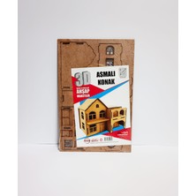 Tp 3D Ahşap Maket Asmalı Konak