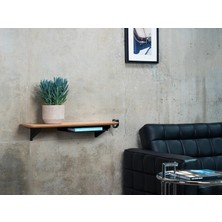 Clue Design | Modifiye Edilebilir Minimalist Duvar Rafı (Nero Series) - Natural