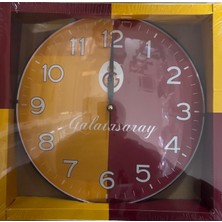 Tp Duvar Saati Sarı Kırmızı