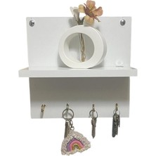 Normadia Beyaz 4'lü Anahtar Askısı, Pratik ve Şık Anahtarlık Seti