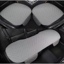 Özgürce Tay Tüyü Cepli Oto Koltuk Minder Seti, Koruma Kılıfı, 3'lü Paket