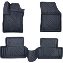 Özgürce 3D Karbon Desenli Oto Paspas Set Renault Megane 4 2016 ve Sonrası