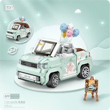 Loz Araç Serisi: Üstü Açılan Araba | 779 Parça Mikro Bloklar | 6+ Yaş | Araba Maketi