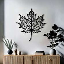 Modern Metal Duvar Tablosu | Salon & Ofis Duvar Dekoru | Premium Metal Duvar Süsü Yaprak