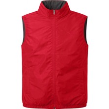 Raru Çift Taraflı Yelek Flux Kırmızı Renk XL Beden Outdoor Kullanımda Konfor Sunar