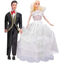 Tp Buğz Anlily Gelin ve Damat Bebekler -OYD-02264