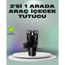 Tp Araba Çift Bardak Tutucu 360° Dönebilen Ikisi Bir Arada Ayarlanabilir - Lisinya