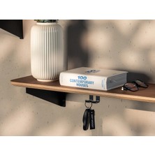 Clue Design | Modifiye Edilebilir Minimalist Duvar Rafı (Nero Series)