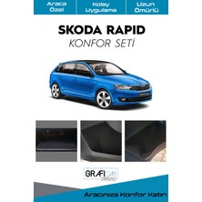 Özgürce Skoda Rapid Sedan/hb Iç Trim Kumaş Kadife Konfor Seti ve Ses Yalıtım Malzemesi