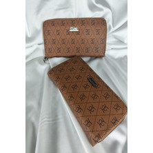 Belirtilmemiş Mor Kadın Cüzdanı Çıtçıtlı Kapaklı, Içten Fermuarlı, Kartlık Bölmeli