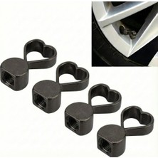 Calperia Kalpli Alüminyum Sibop Kapağı 4'lü Set Füme