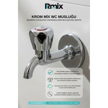 Rmix Krom Volonlu Wc Musluk Batarya