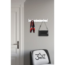 Normadia Modern Demir Duvar Askısı, Metal Elbise Askılığı, Şık ve Dayanıklı Tasarım