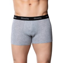 Gümüş 3074 12'li Erkek Likralı Spor Boxer