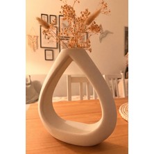 Iskandinav Stil Minimalist Dekoratif Vazo ve Mumluk Seti