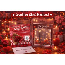 Kraft Çiçek, Koleksiyonluk Çiçek Buketi, Love Flowers Sevgiliye Hediye, Hot