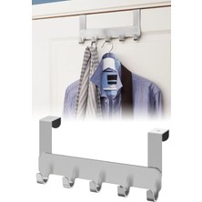 Normadia Pratik Kapı Arkası Askı, Paslanmaz Çelik, 5 Kancalı, Dayanıklı Tasarım