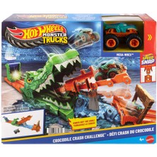 Hot Wheels Monster Trucks Timsahı Devir Oyun Seti JJN45