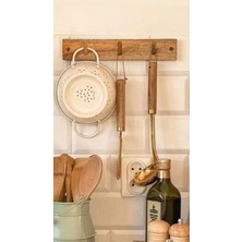 Normadia Şık Ahşap Mutfak ve Banyo Duvar Askısı, Dayanıklı ve Şık Tasarım