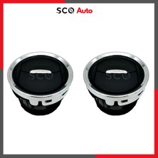 Özgürce 2 Adet Krom Havalandırma Izgarası Ford Fiesta, Mondeo, S-Max Uyumlu