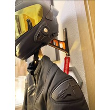 Normadia 3D Tasarımlı Motorcu Kask ve Mont Askısı, Güvenli ve Şık Tasarım