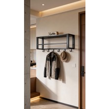 Normadia Şık Metal Duvar Askısı, Demir Raflı, Modern ve Dayanıklı Tasarım