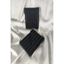 Belirtilmemiş Siyah Kadın Cüzdanı Çıtçıtlı Kapaklı, Kartlık