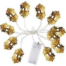 Tp Ramazan Temalı Pilli LED Gün Işığı 2mt  Özel Dekarasyon