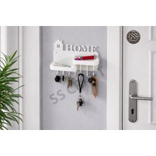 Normadia 7 Anahtar ve 2 Hazneli Duvar Anahtarlık, Pratik Montajlı Tasarım