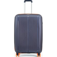 GROUND Sirius Büyük Boy Valiz Kaykay Tekerlekli Denim - 10728