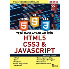 Tp Yeni Başlayanlar Için Html5, Css3 ve Javascript - A ’dan Z’ye Web Programlama