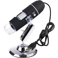 Tp 1600X USB Dijital Mikroskop Kamera Endoskop 8led Büyüteç Metal Standı - Lisinya