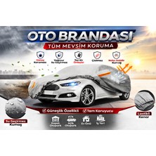 Mrt Teknik Volkswagen Caddy Unıversal Oto Brandası 4 Mevsim Su Geçirmez Uv Korumalı Araç Örtüsü