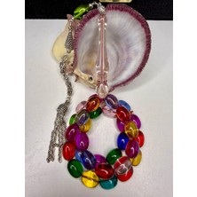 İskenderun Tesbih Iskenderun Tespih Ağır Alpaka Püsküllü Bonibon Ateş Kehribar Tesbih