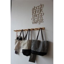 Normadia Modern Ahşap Duvar Askılığı 80CM, Şık ve Fonksiyonel Tasarım